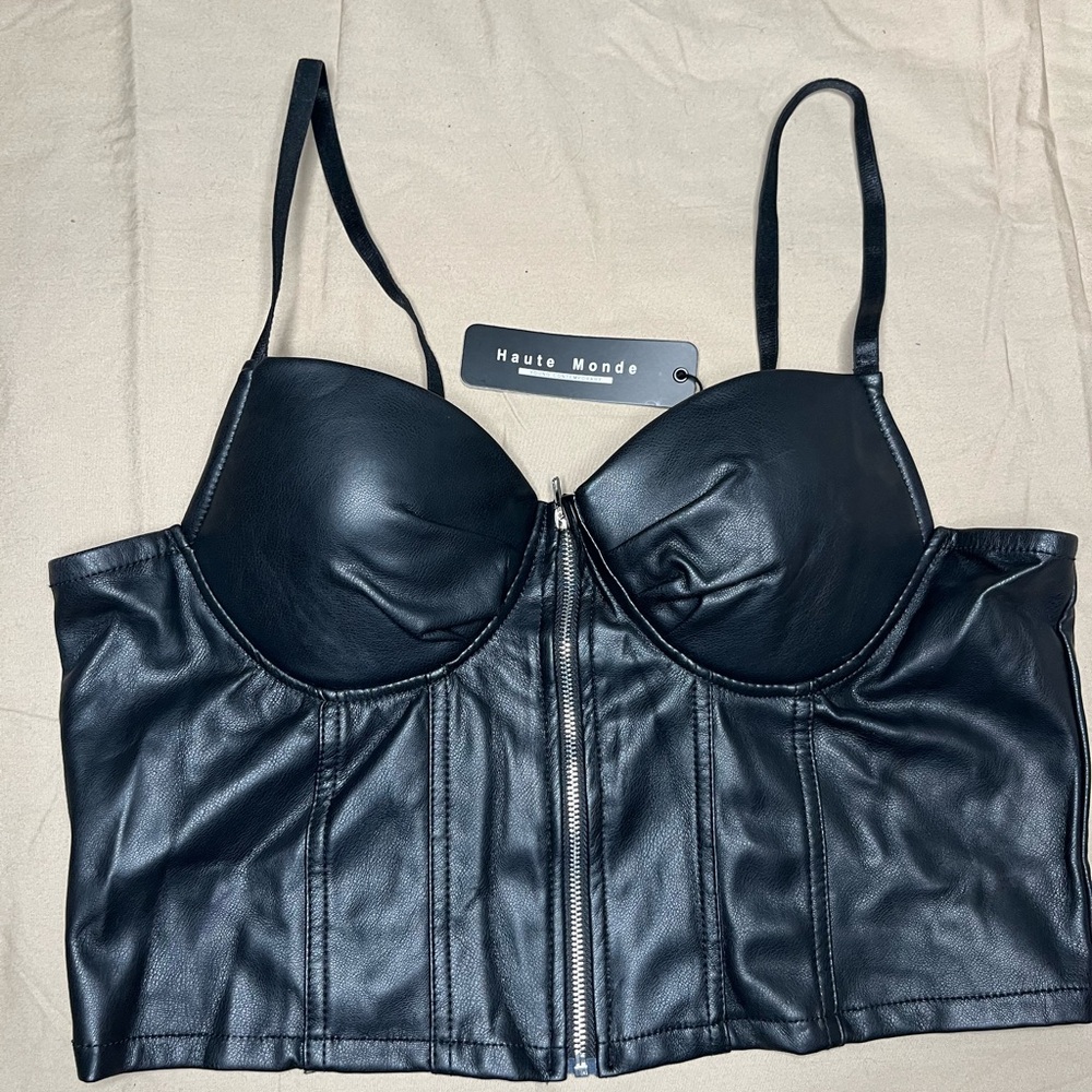 Haute Monde  Bustier Crop Top size  xl.    K